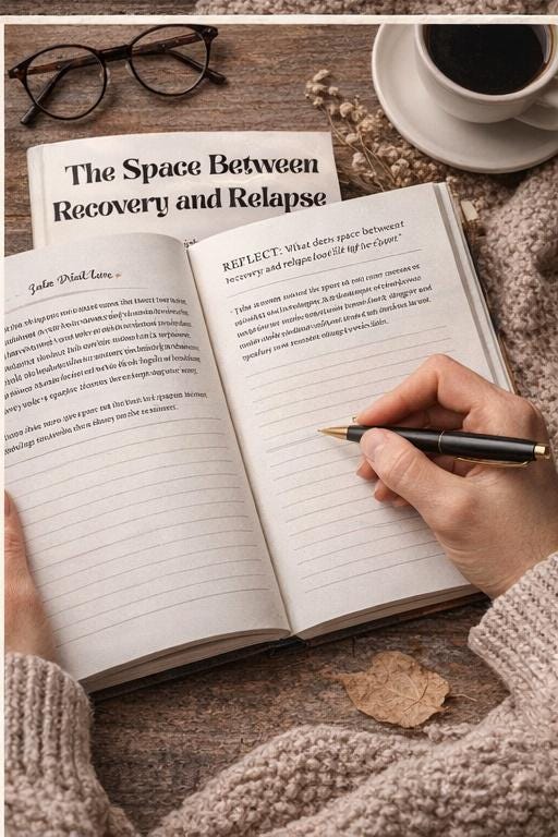 Addiction Recovery Workbook | Sobriety Reflection Guide (Digital PDF)