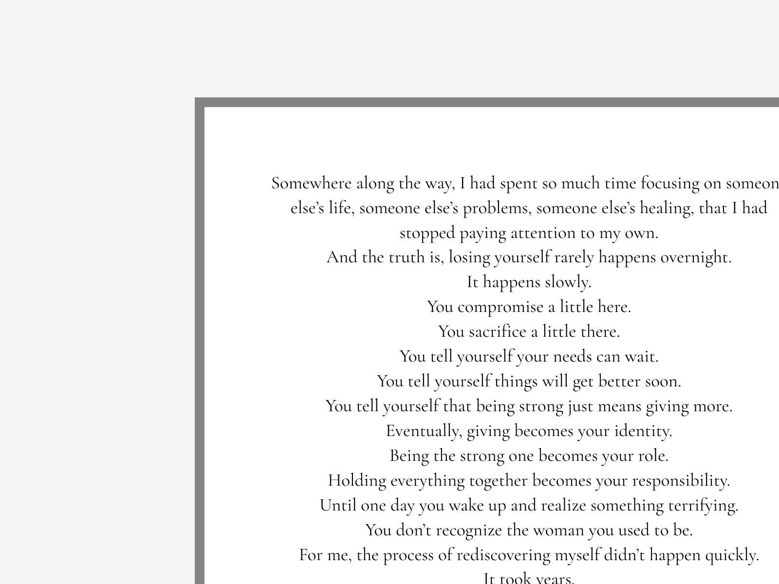 Healing After Losing Yourself in Survival | Women's Healing Workbook | Trauma Recovery Journal