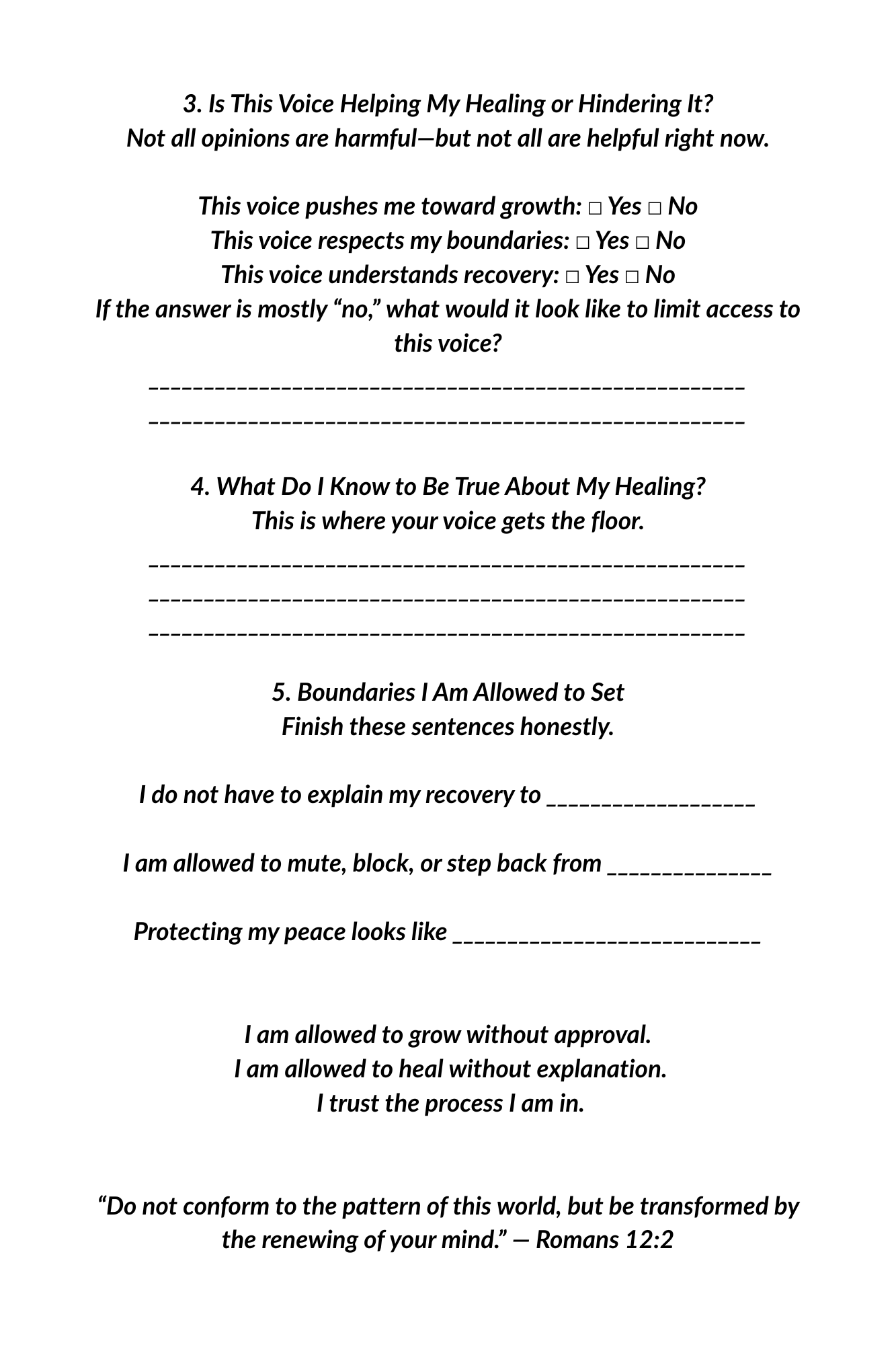 The “Starting Over” Bundle