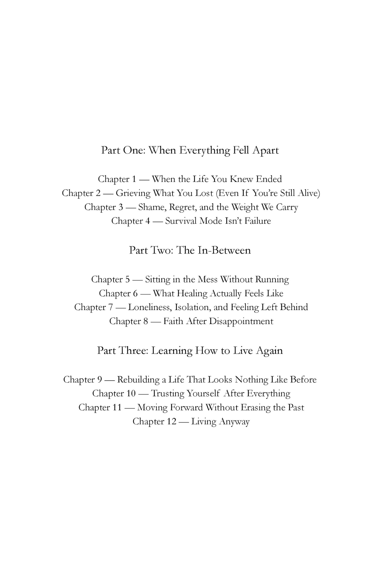 The “Starting Over” Bundle